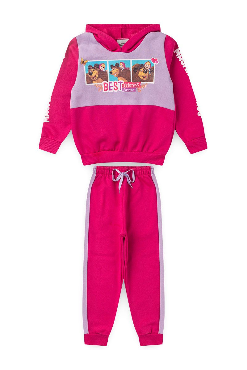 Conjunto Feminino Infantil Best Friends Forever - Masha e O Urso