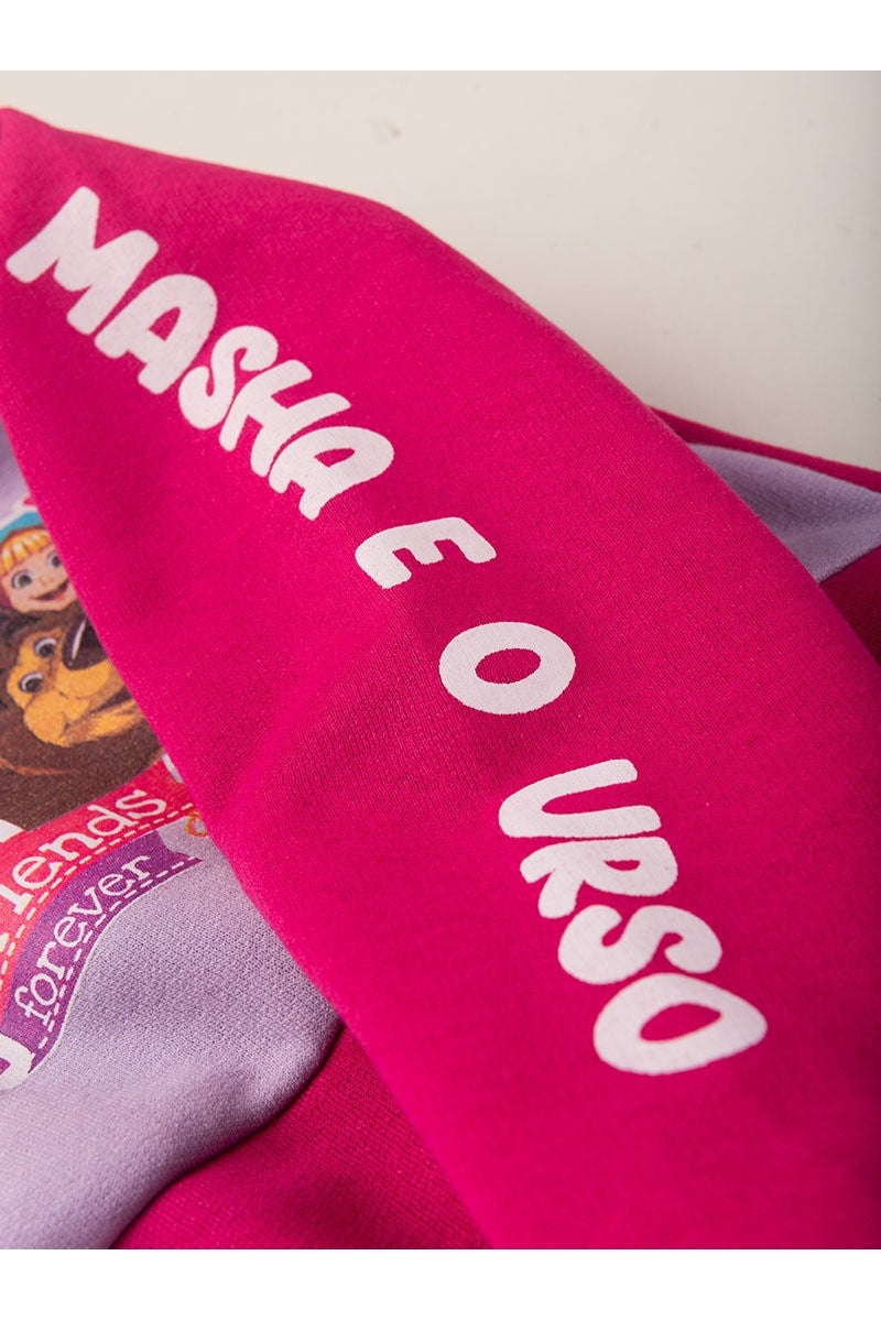 Conjunto Feminino Infantil Best Friends Forever - Masha e O Urso