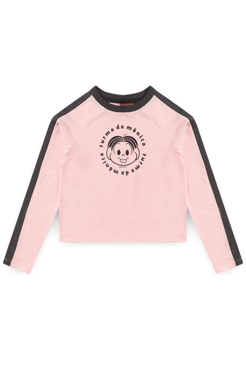 Conjunto Feminino Infantil Mônica Glitter - Turma da Mônica