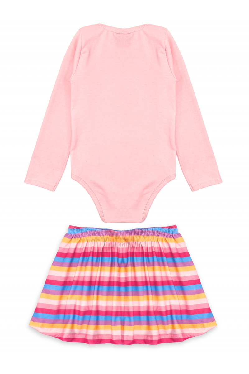 Conjunto Feminino Infantil Primeiros Passos - Turma da Mônica