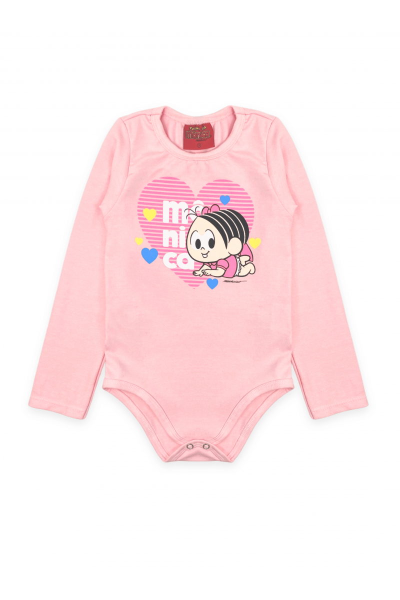 Conjunto Feminino Infantil Primeiros Passos - Turma da Mônica