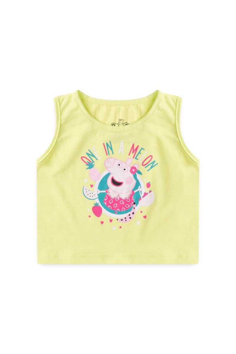 Conjunto Feminino Infantil Salada de Frutas - Peppa Pig
