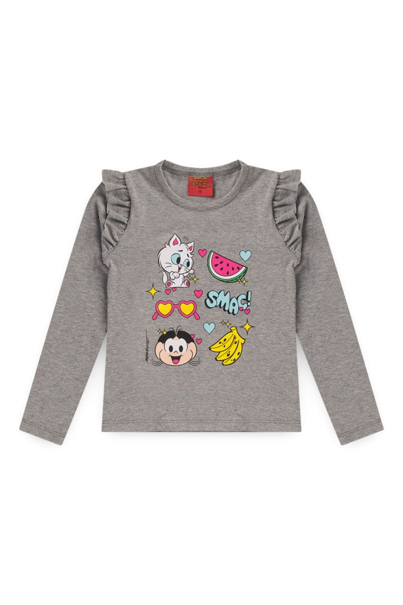 Conjunto Feminino Infantil Smac - Turma da Mônica