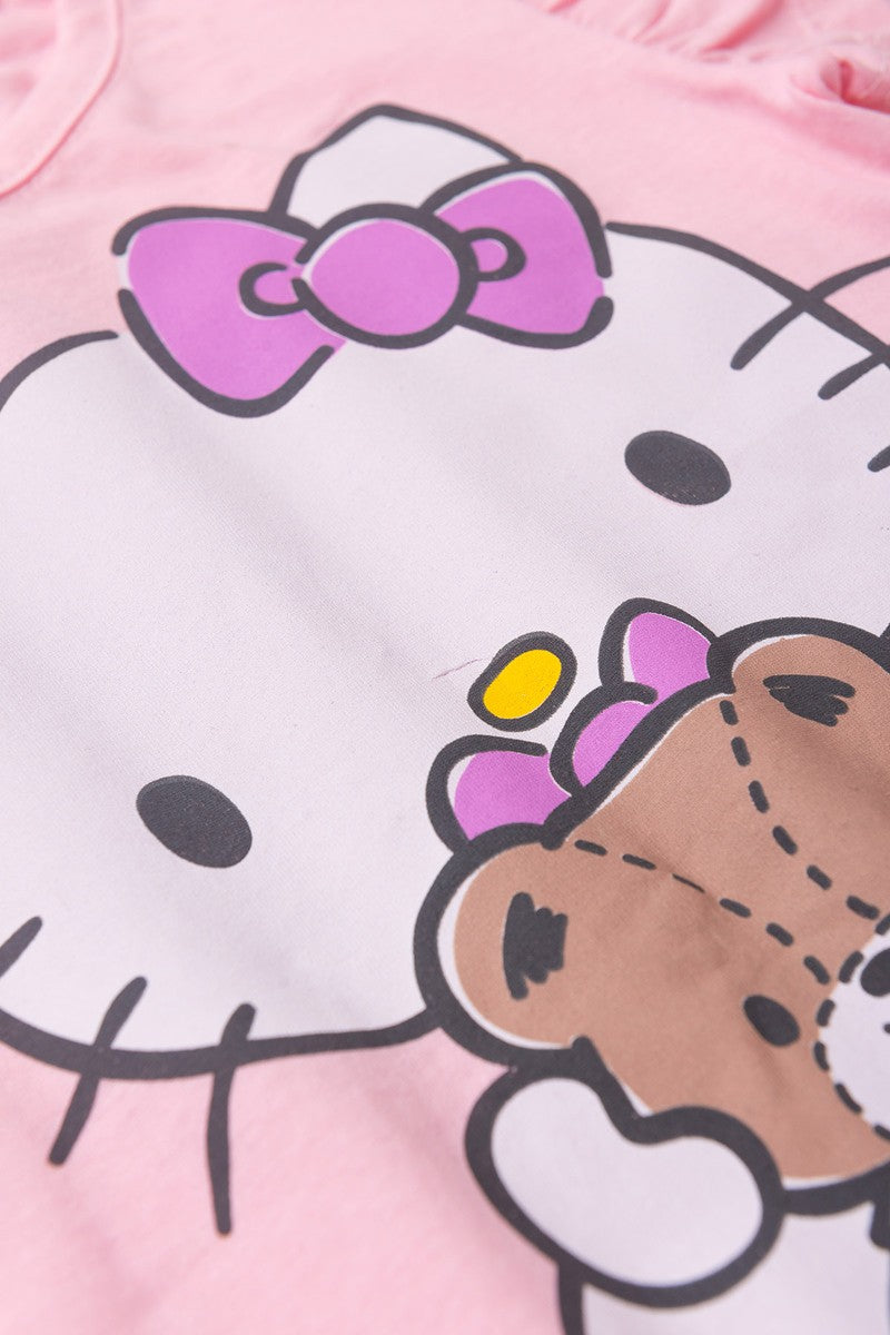 Conjunto Infantil Feminino Pelúcia da Hello Kitty - Hello Kitty