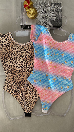 Body Infantil Verão Menina Perolas
