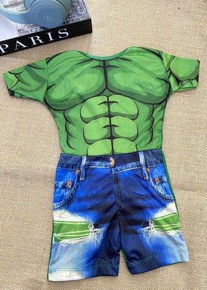 Fantasia Infantil Hulk  Menino Curta