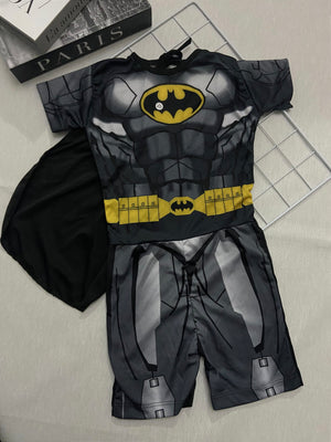 Fantasia Infantil Batman Com Capa Herói  Menino Curta