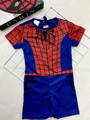 Fantasia Infantil Homem Aranha  Herói Menino Curta