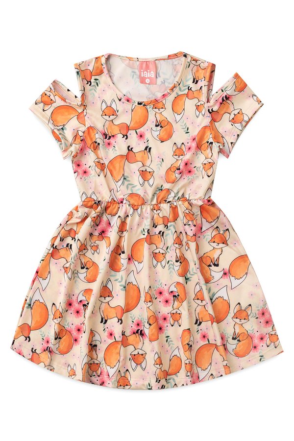 Vestido Infantil Menina Iaia (1 ao 12) Amarelo